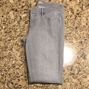Loft women’s gray modern skinny jeans